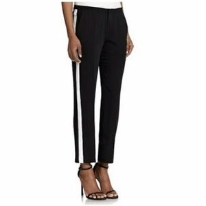 Club Monaco Navy Sarah Tuxedo Dress Pants